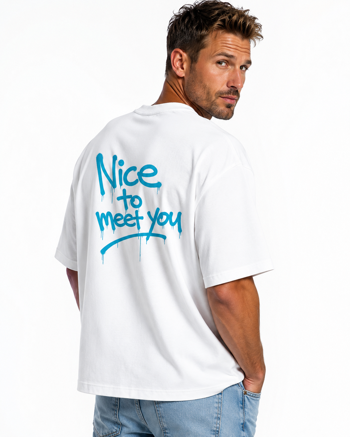 Statement - Nice to meet you Oversize T