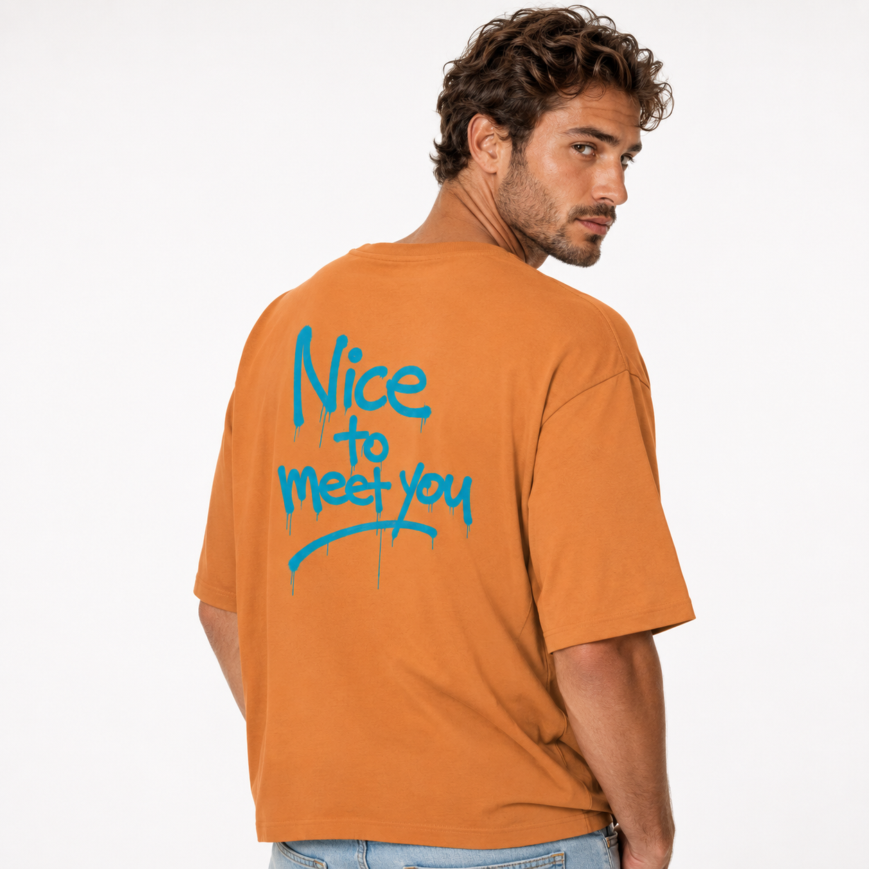 Statement - Nice to meet you Oversize T